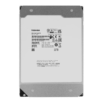 Твърд диск 22TB, Toshiba MG10AFA22TE, SATA 6Gb/s, 7200 rpm, 512MB кеш, 3.5" (8.89 cm) | JAR Computers Toshiba MG10AFA22TE