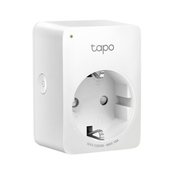 Смарт контакт TP-Link Tapo P100, Wi-Fi, Bluetooth 4.2, Android/iOS, бял | JAR Computers TP-Link Tapo P100 (1-pack)