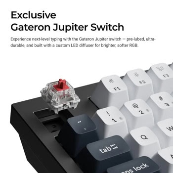 keychron q5 max qmk gateron jupiter brown