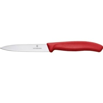 Нож за белене Victorinox Swiss Classic, 10 см, гладко острие, червен | JAR Computers Victorinox Swiss Classic 6.7701