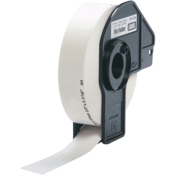 Лента за етикетен принтер Brother DK-DK11203 (заместител), черен и червен цвят на бял фон, 17mm x 87m, 400 бр, PN: HDK11203 | JAR Computers Етикети Brother HDK11203 17/87 400бр съвм