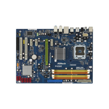 Дънна платка ASRock P45DE, P45, S775, DDR1200, PCI-E, SB7.1, Lan1000, SATA, ATX | JAR Computers ASRock P45DE