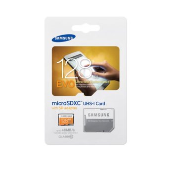 Samsung EVO 128GB microSD UHS-1 adapter MB-MP128DA