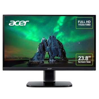 Монитор Acer KA242YAbmiix (UM.QX2EE.A03), 23.8" (60.45cm), VA панел, 75Hz, Full HD, 1ms, 100 000 000:1, 250cd/m2, HDMI, VGA | JAR Computers Монитор Acer KA242YAbmiix