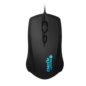 Мишка ROCCAT Kiro, гейминг, подсветка, оптична (4000 dpi), USB, черна | JAR Computers Roccat Kiro ROC-11-320