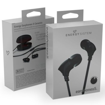 Energy Sistem Earphones 5 black 44476