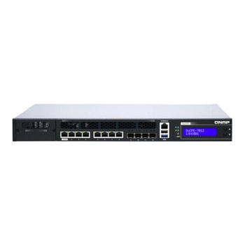 Мрежови диск (NAS) QNAP QuCPE-7012-D2166NT-64G, дванадесетядрен Skylake Intel Xeon D-2166NT 2.0/3.0 GHz, без твърд диск (2x SATA 6Gb/s), 64GB DDR4, 4x 10GbE SFP+ | JAR Computers QNAP QuCPE-7012-D2166NT-64G
