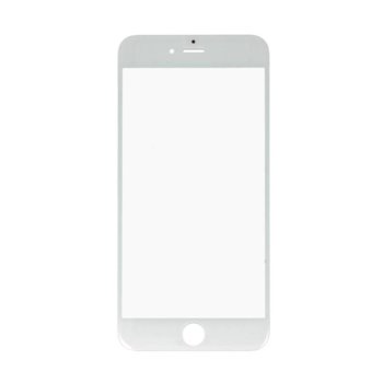 Предно стъкло за iPhone 6 Plus, бял