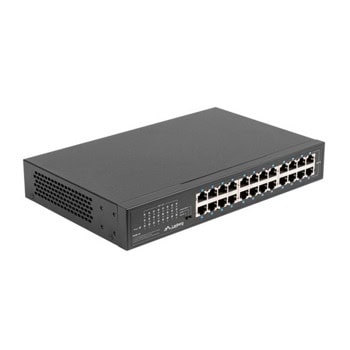 Суич Lanberg RSGE-24, 1000Mbps, 24 порта, 24x 10/100/1000Mbps RJ-45 | JAR Computers Lanberg RSGE-24