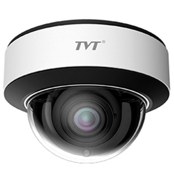 IP камера TVT TD-9523E3(D/AZ/PE/AR3), куполна, 2 Mpix (1920x1080@25FPS), 2.8-12mm моторизиран автоирисен вари-фокален обектив, H.265/H.264/MJPEG, IR осветеност (до 50м), външна IP67/IK10, PoE (802.3af), RJ-45 | JAR Computers TVT TD-9523E3(D/AZ/PE/AR3)