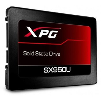 Памет SSD 480GB Adata XPG, SATA 3 6Gbs/s, 2.5", скорост на четене 560 MB/s, скорост на запис 520 MB/s | JAR Computers SSD 480GB Adata XPG SX950U 2.5 SATA 3