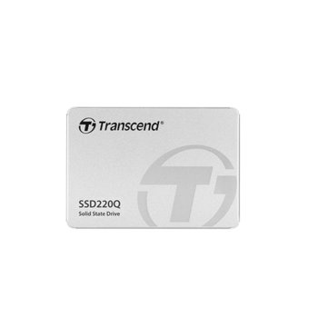 Памет SSD 2TB, Transcend SSD220Q, SATA 6 Gb/s, 2.5" (6.35 cm), скорост на четене 550 MB/s, скорост на запис 500 MB/s | JAR Computers Transend 2TB SSD220Q