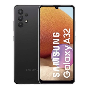 Смартфон Samsung SM-A325F GALAXY A32 (черен), поддържа 2 SIM карти, 6.4" (16.26 cm) Full HD+ Super AMOLED дисплей, осемядрен Mediatek Helio G80 2.0 GHz, 4GB RAM, 128GB Flash памет (+ microSD слот), 64.0 + 8.0 + 5.0 + 5.0 & 20 MPix камера, Android | JAR Computers Samsung SM-A325F GALAXY A32 4GB 128GB Black