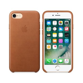 Apple iPhone 7 Leather Case mmy22zm/a Saddle Brown