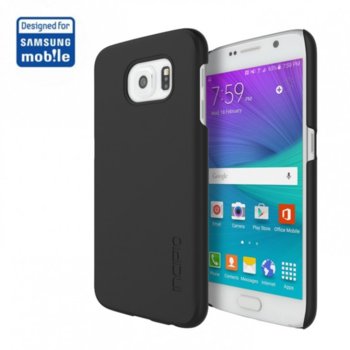 Калъф Samsung Galaxy S6, страничен протектор с гръб, силикон, Incipio Feather Case, черен | JAR Computers Incipio Feather Case for Samsung Galaxy S6 black