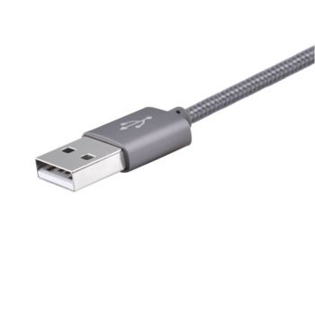 Devia Fashion USB A(м) към Lighting(м) 2m grey