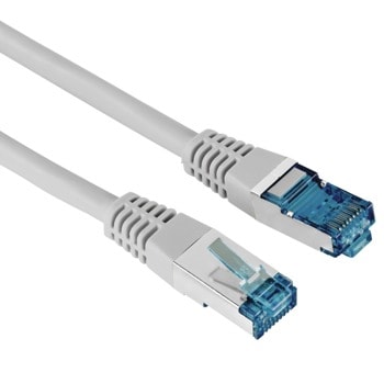 Пач кабел Hama 200922, F/UTP, Cat.6, 1.5m, сив, bulk | JAR Computers HAMA-200922