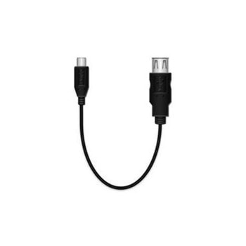 Кабел Media Range, от Micro USB (м) към USB OTG (м), 20sm, черен | JAR Computers Media Range Micro USB 2.0 - USB 2.0