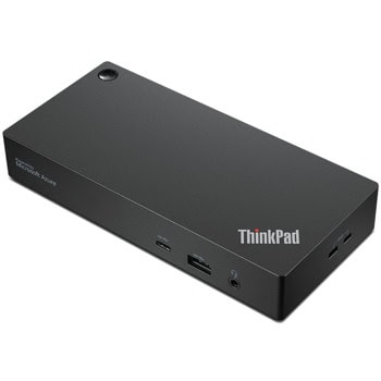 Докинг станция Lenovo ThinkPad Universal Smart Dock (40B20135EU), от USB-C към 1x USB-C, 5x USB-A, 1x HDMI, 2x DisplayPort, 1x RJ45, 1x Jack 3.5mm, черна | JAR Computers Lenovo ThinkPad Universal Smart Dock 40B20135EU