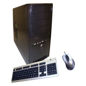 Настолен компютър PC "Snow Bells" +подарък FM трансмитер, двуядрен Intel® Celeron® G550 2.6GHz, 4GB DDR3 RAM, 500GB HDD, DVDRW, клавиатура & мишка, 2г. гаранция | JAR Computers PC "Snow Bells" +подарък FM трансмитер