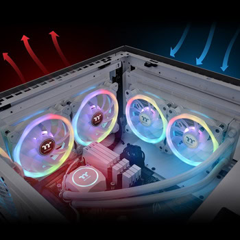 Thermaltake Swafan 12 RGB Snow CL-F145-PL12SW-A