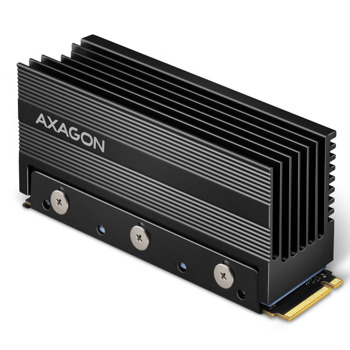 Охладител за SSD M.2 2280 AXAGON CLR-M2XL, черен | JAR Computers AXAGON CLR-M2XL heatsink for M.2 SSD