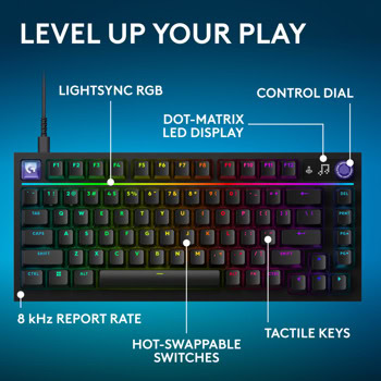 Logitech G316 X 75 BLACK US INT TACTILE | JAR Computers Logitech G316 X 75 BLACK US INT TACTILE
