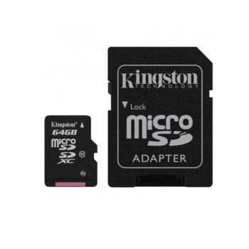 Kingston 64GB microSDXC Class10