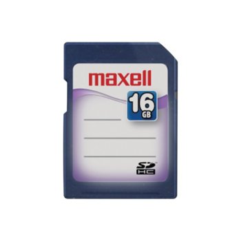 Карта памет 16GB SD, MAXELL, Class 10 | JAR Computers 16GB SD, MAXELL, Class 10