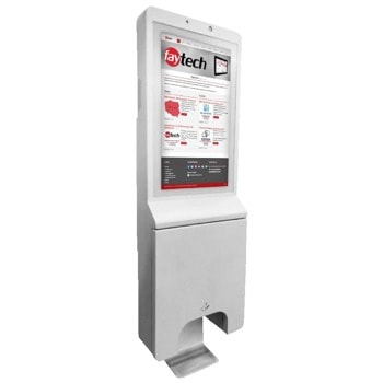 Дигитален киоск Faytech FT215TMKHS, 21.5" (54.61 cm) Full HD LED дисплей, HDMI, DVI, VGA, USB, станция за дезинфекция | JAR Computers Faytech FT215TMKHS