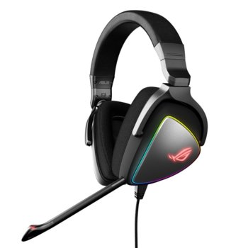 Слушалки Asus ROG Delta, микрофон, гейминг, USB-C/USB, черни | JAR Computers Asus ROG Delta