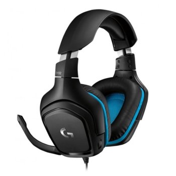 Гейминг слушалки Logitech G432 - 7.1 Surround Нару