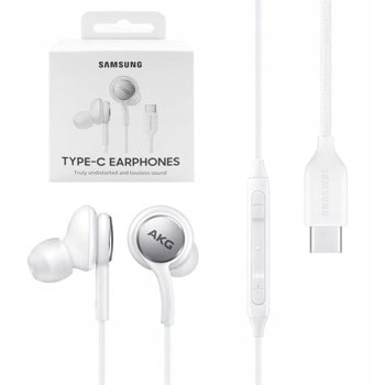 Слушалки Samsung IC100, микрофон, контрол на звука, USB Type C, бели | JAR Computers Samsung IC100 White EO-IC100BWEGEU