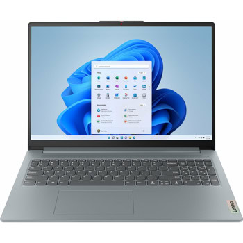 Лаптоп Lenovo IdeaPad Slim 3 15ABR8 (82XM00HQBM)(сив), шестядрен AMD Ryzen 5 7430U 2.3/4.3GHz, 15.6" (39.62cm) Full HD IPS Anti-Glare Display, (HDMI), 16GB DDR4, 512GB SSD NVMe, 1x USB 3.2 Gen 1 Type-C, No OS | JAR Computers Lenovo IdeaPad Slim 3 15ABR8 82XM00HQBM
