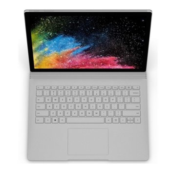Хибриден лаптоп Microsoft Surface Book 2 (HN4-00025)(сребрист), четириядрен Kaby Lake R Intel Core i7-8650U 1.9/4.2 GHz, 13.5" (34.29 cm) 10 point multi-touch PixelSense Display & GF GTX 1050 2GB, (mDP), 8GB, 256GB SSD, 1x USB Type-C, Windows 10 | JAR Computers Microsoft Surface Book 2 HN4-00025
