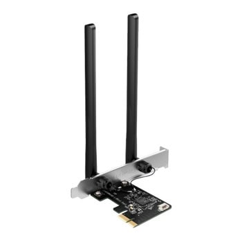 Мрежови адаптер Mercusys MA30E, 1200Mbps, Wireless AC, PCI-E x1, Bluetooth 5.0, 2x външни фиксирани омнидиректни антени | JAR Computers Mercusys MA30E AC1200