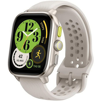Смарт часовник Xiaomi Amazfit Cheetah Square, 1.75" (4.44cm) AMOLED дисплей, Bluetooth, GPS, следене на сърдечен ритъм, сензор за SpO2, спортни режими, до 8 дни време на работа, 5ATM, бежов | JAR Computers Xiaomi Amazfit Cheetah Square W2296TY1N