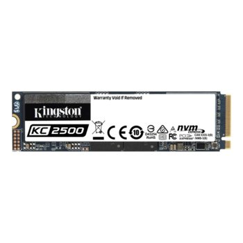 Памет SSD 500GB, Kingston KC2500, NVMe, M.2 (2280), скорост на четене 3500MB/s, скорост на запис 2500 MB/s | JAR Computers Kingston KC2500 500GB