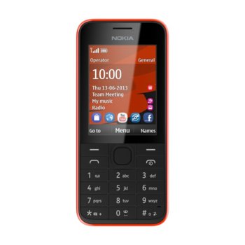 Nokia 208, червен