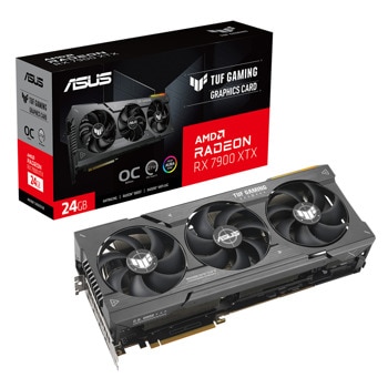 Видео карта AMD Radeon RX 7900 XTX, 24GB, Asus TUF Gaming, OC, PCI-E 4.0, GDDR6, 384-bit, DisplayPort, HDMI | JAR Computers Asus TUF Gaming RX 7900 XTX 90YV0IG0-M0NA00