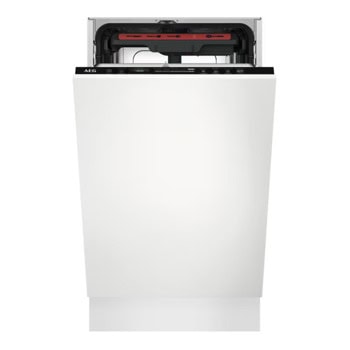 Съдомиялна за вграждане AEG FSE74527P, енергиен клас C, 10 комплекта, 7 програми, 3 температури, AirDry, MaxiFlex, SatelliteClean, бяла | JAR Computers AEG FSE74527P