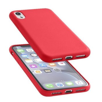 Калъф за iPhone XR, силикон, Cellularline Sensation, червен | JAR Computers Луксозен калъф Sensation за iPhone Xr, Червен