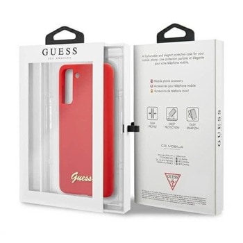 Guess Silicone Script Metal GUHCS21SLSLMGRE