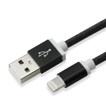 Кабел SBOX, USB A(м) към Lightning(м), 1,5m, черен | JAR Computers Кабел SBOX IPH7-B USB A(м) към Lightning(м)