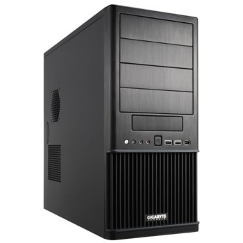 ATX, Gigabyte Setto II 1020, черна, без захранване