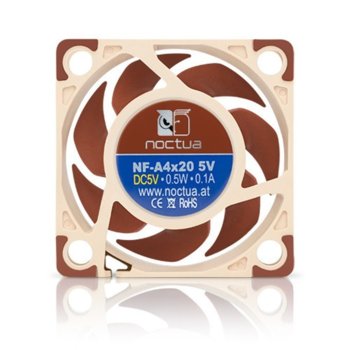 Вентилатор 40mm, Noctua NF-A4x20 5V, 3-pin, 5000 rpm | JAR Computers Noctua NF-A4x20-5V