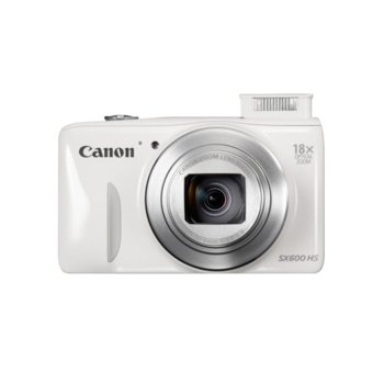 Canon PowerShot SX600 HS (бял) + чанта + статив