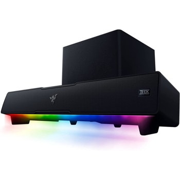 Soundbar система за домашно кино Razer Leviathan V2, 7.1, Bluetooth, USB, черна, Razer Chroma RGB подсветка, THX Spatial Audio | JAR Computers Razer - Leviathan V2 Leviathan V2 RZ05-03920100-R3