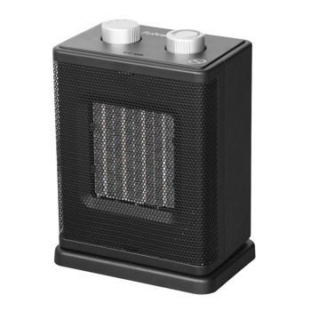 Термовентилатор Rohnson R-8068, 1800W, защита от прегряване, широкоъгълна осцилация, керамичен нагревателен елемент, черен image