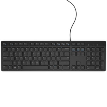 Клавиатура Dell KB216, нископрофилна, без БДС, черна, USB image